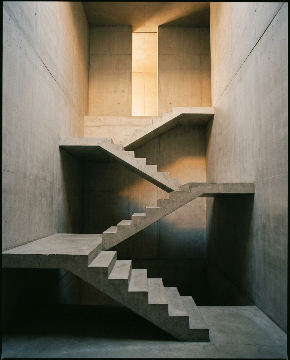 Architectural staircase