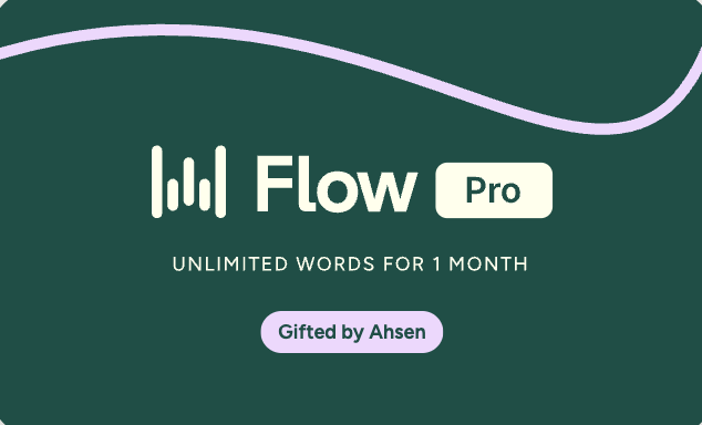 Wispr Flow Pro — 1 month free